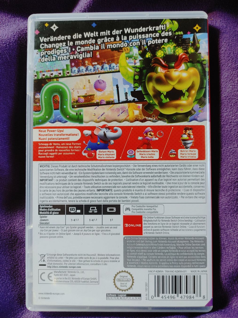 Nintendo Giochi: Super Mario Bros. Wonder - Nintendo Switch – Usato da Ibach venduto da FinrodTaralom 1