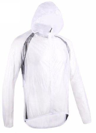 Regenjacke weiss (Gr. L)