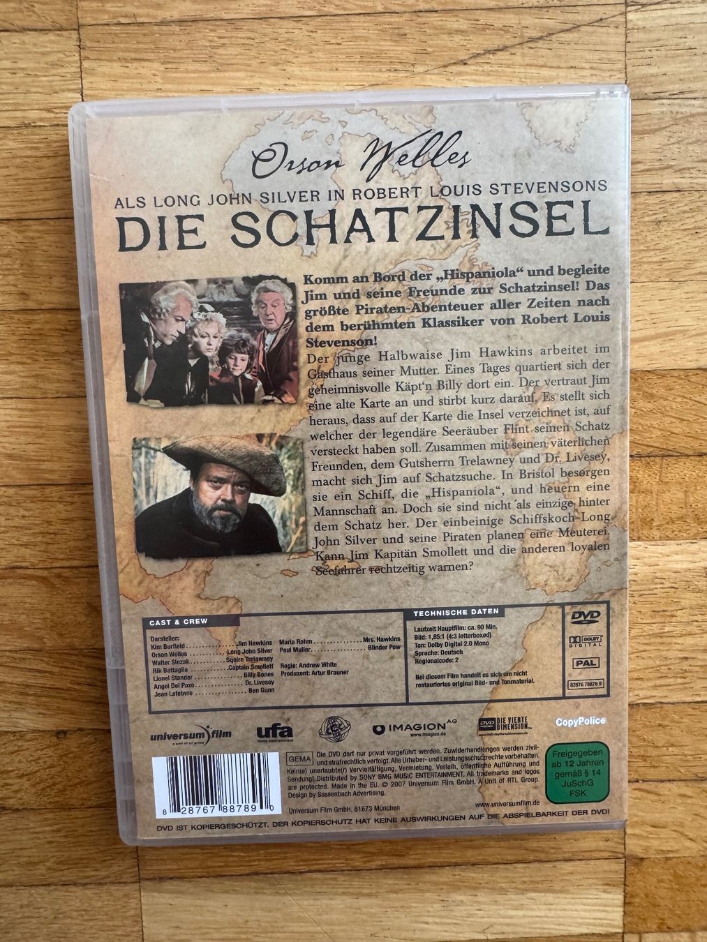 Tutti i DVDs: DIE SCHATZINSEL (DVD) ORSON WELLES – Usato da Basel venduto da san_2qlq 1
