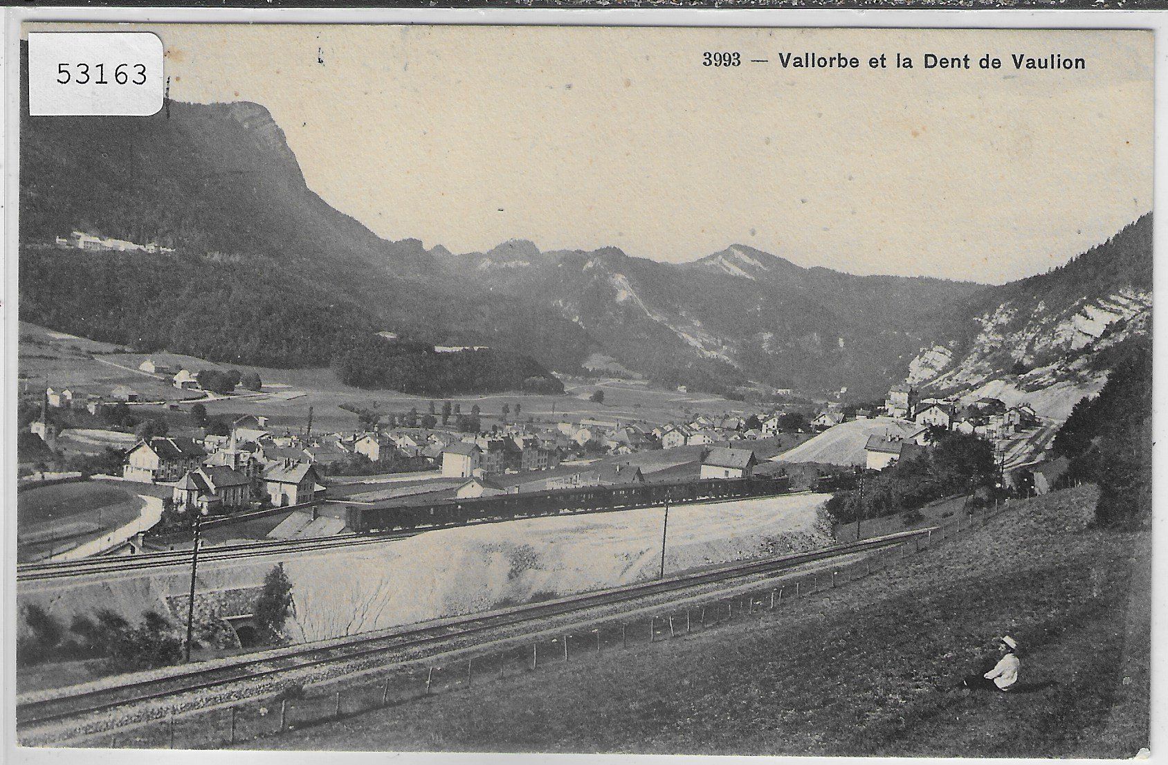 Ansichtskarten: Vallorbe - Bahnhof gare – Gebraucht aus Ettingen von Kartenplanet