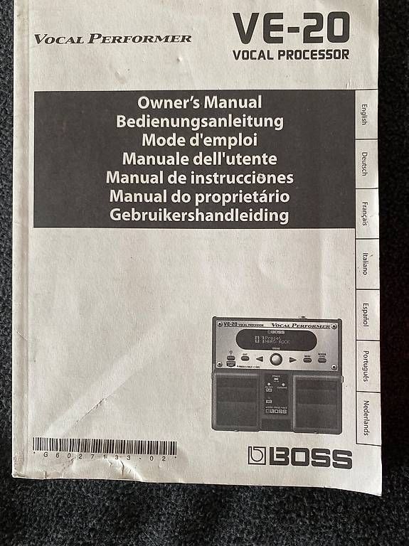 Musikinstrumente: Boss V-20 Vocal Processor - Vocal Performer – Gebraucht aus Porrentruy von rcortesi 3