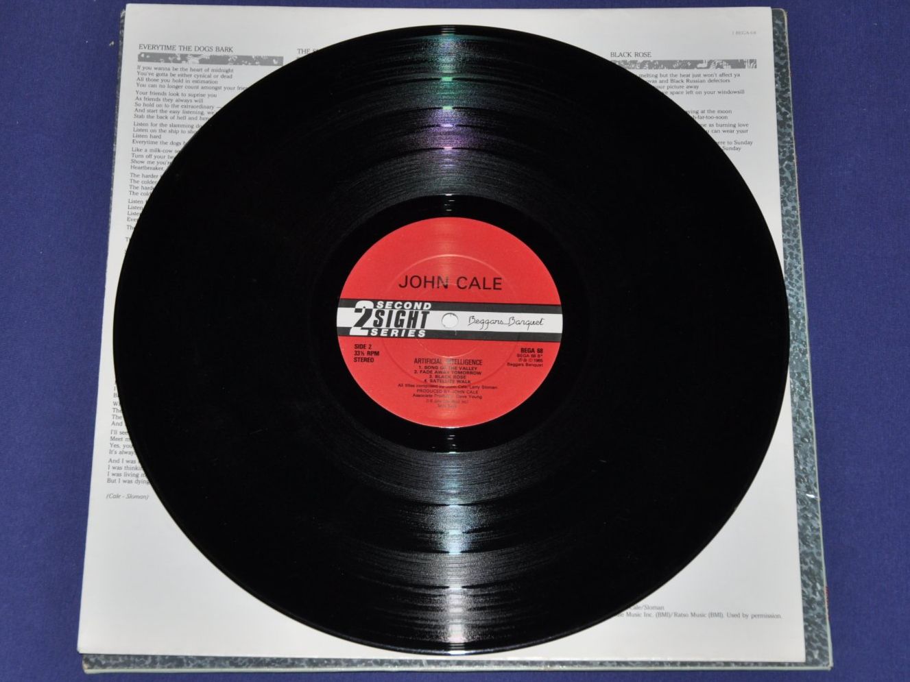Vinyles: LP John Cale - Artificial Intelligence – D'occasion à Boll par Theodora15 5