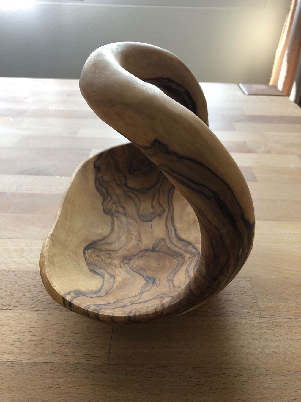 Articoli in legno: Schale aus Olivenholz – Nuovo (secondo la descrizione) da Brunnen venduto da Bastelrausch 1