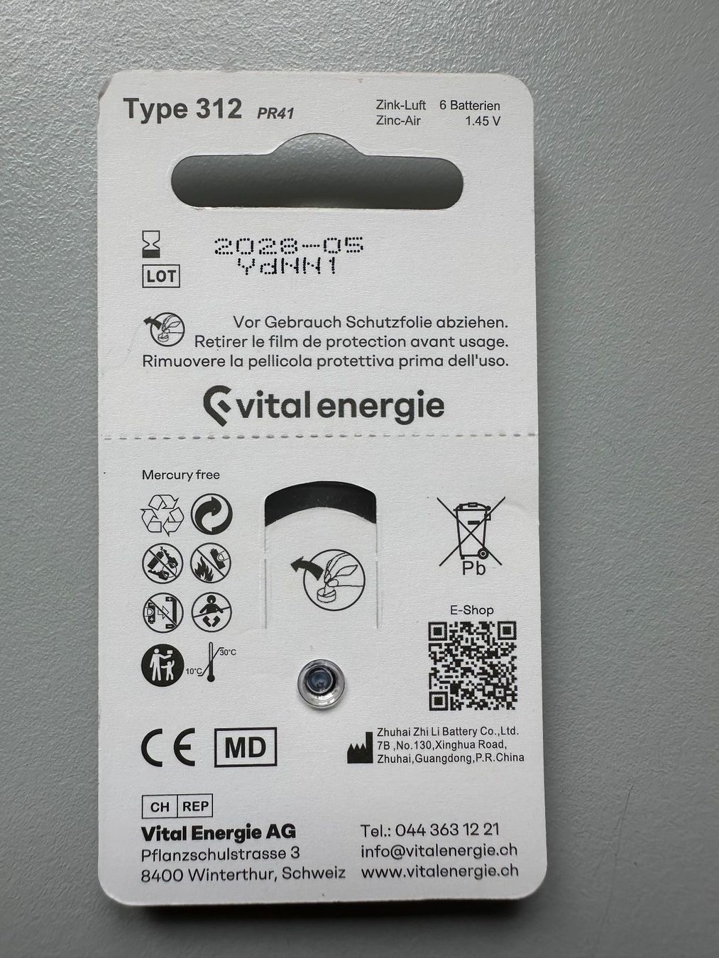 Accus & piles: Hörgerätebatterien 312, Restposten – Neuf (Voir description) à Untersiggenthal par Peki 2