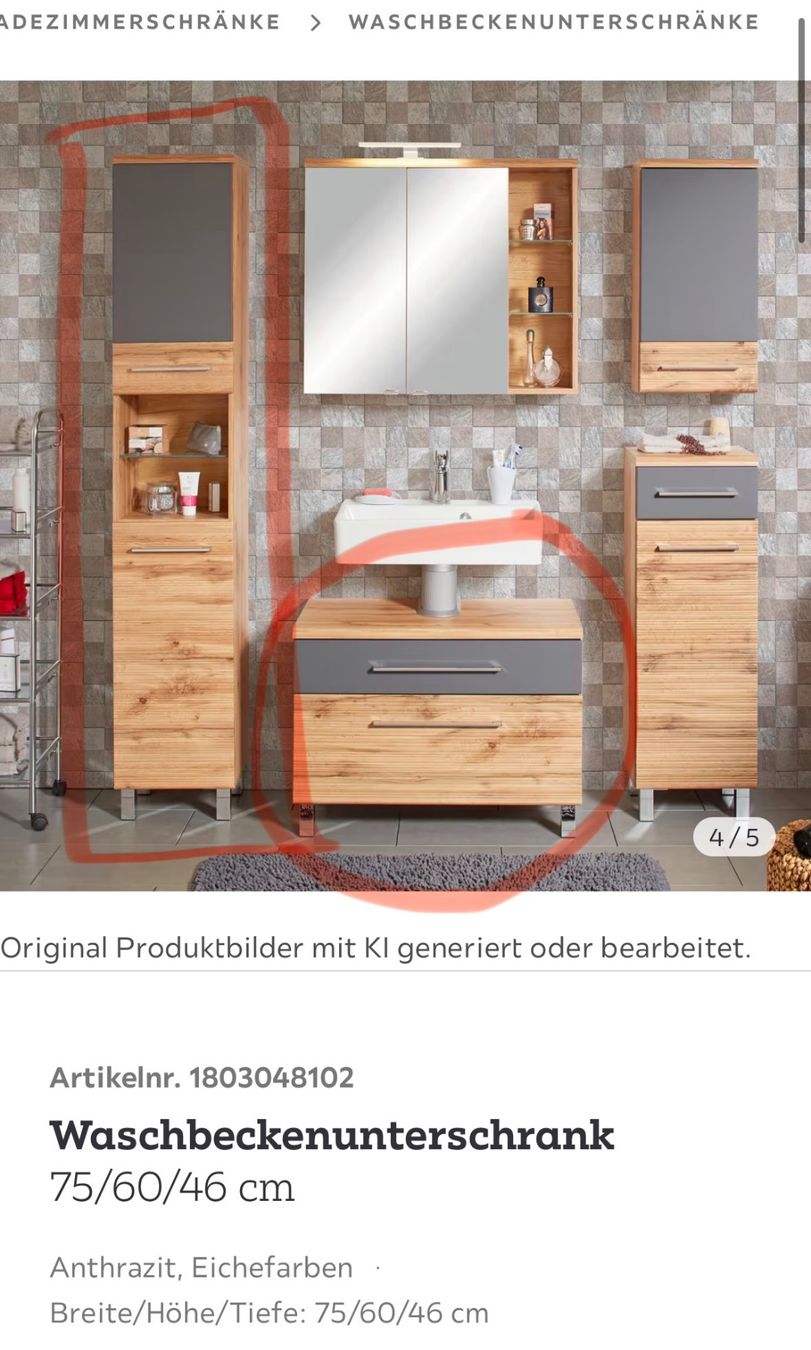 Mömax Installations & Meubles: Badezimmermöbel-Set Mömax – D'occasion à Weier im Emmental par ruc_ykk5 3