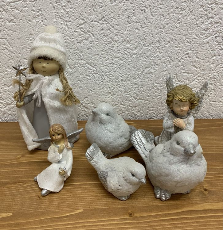 2x Aufbewahrungsbox Für Weihnachtsfiguren Bis 40,6 Cm | Transparent, Mit Trennwänden | Nussknacker, Weihnachtsmänner