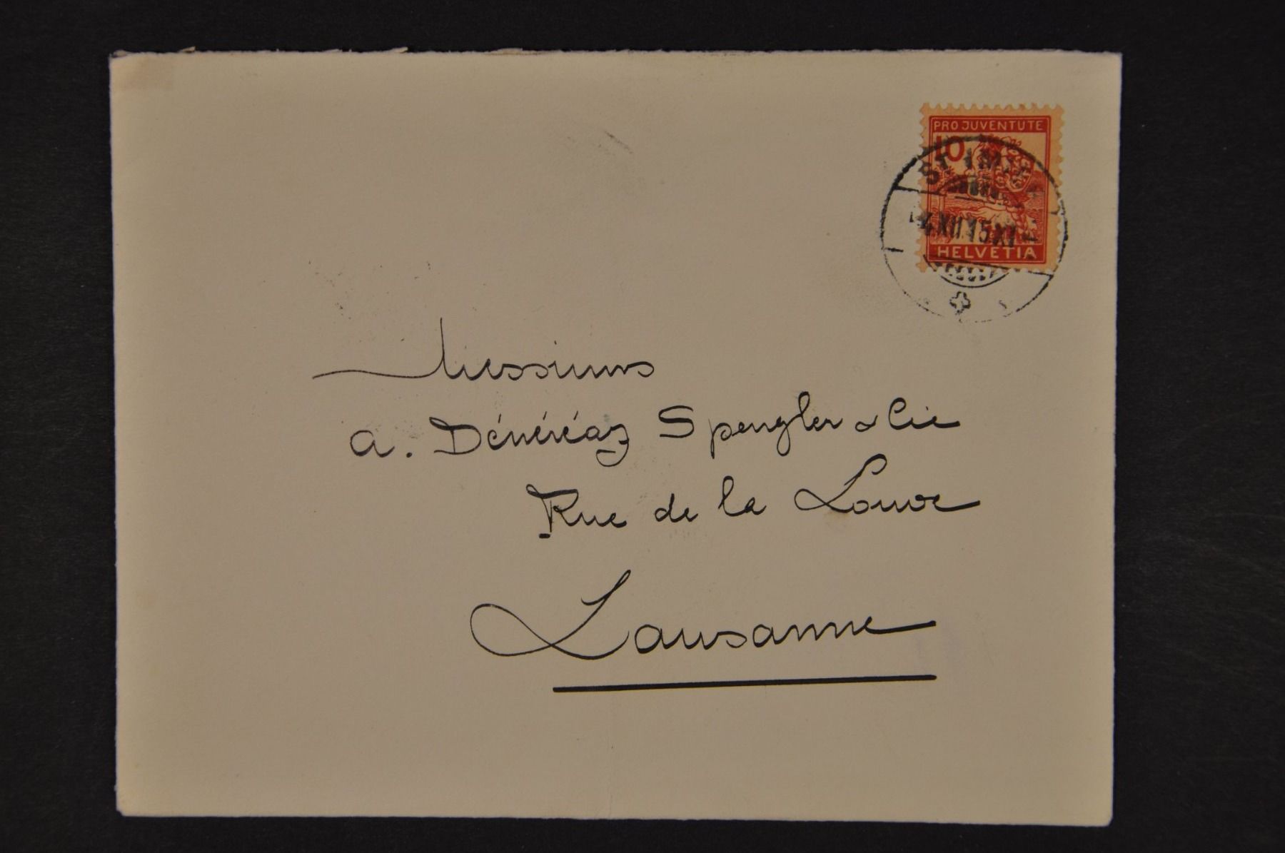 Tutti i francobolli: 1915 J3 Luzernerli auf Brief – Usato da Wolfhalden venduto da Zinauktion