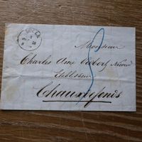1855  VORPHILA - FALTBELEG / Stempel siehe Bilder
