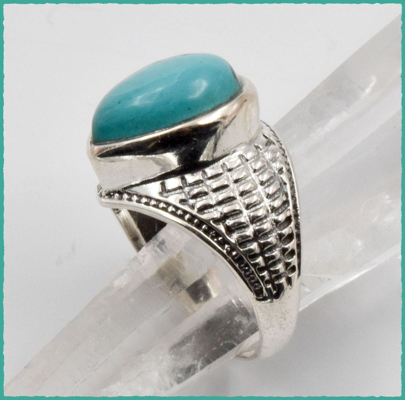 Anelli: TURQUOISE, Türkis Ring 925 Silber – Nuovo e nell'imballaggio originale da Oberglatt ZH venduto da Goldfee1 1