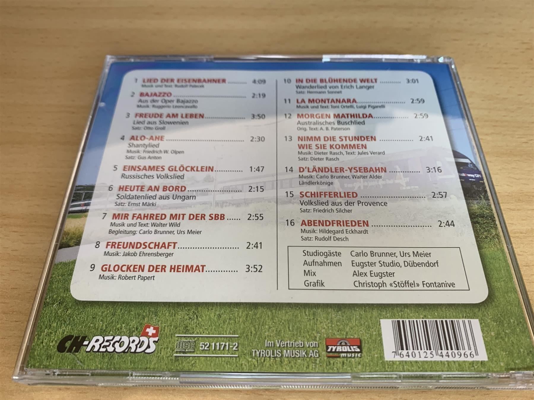 CD: Lokführerchor – Frei Das Lied – Usato da Rikon im Tösstal venduto da Alpenmutz 1