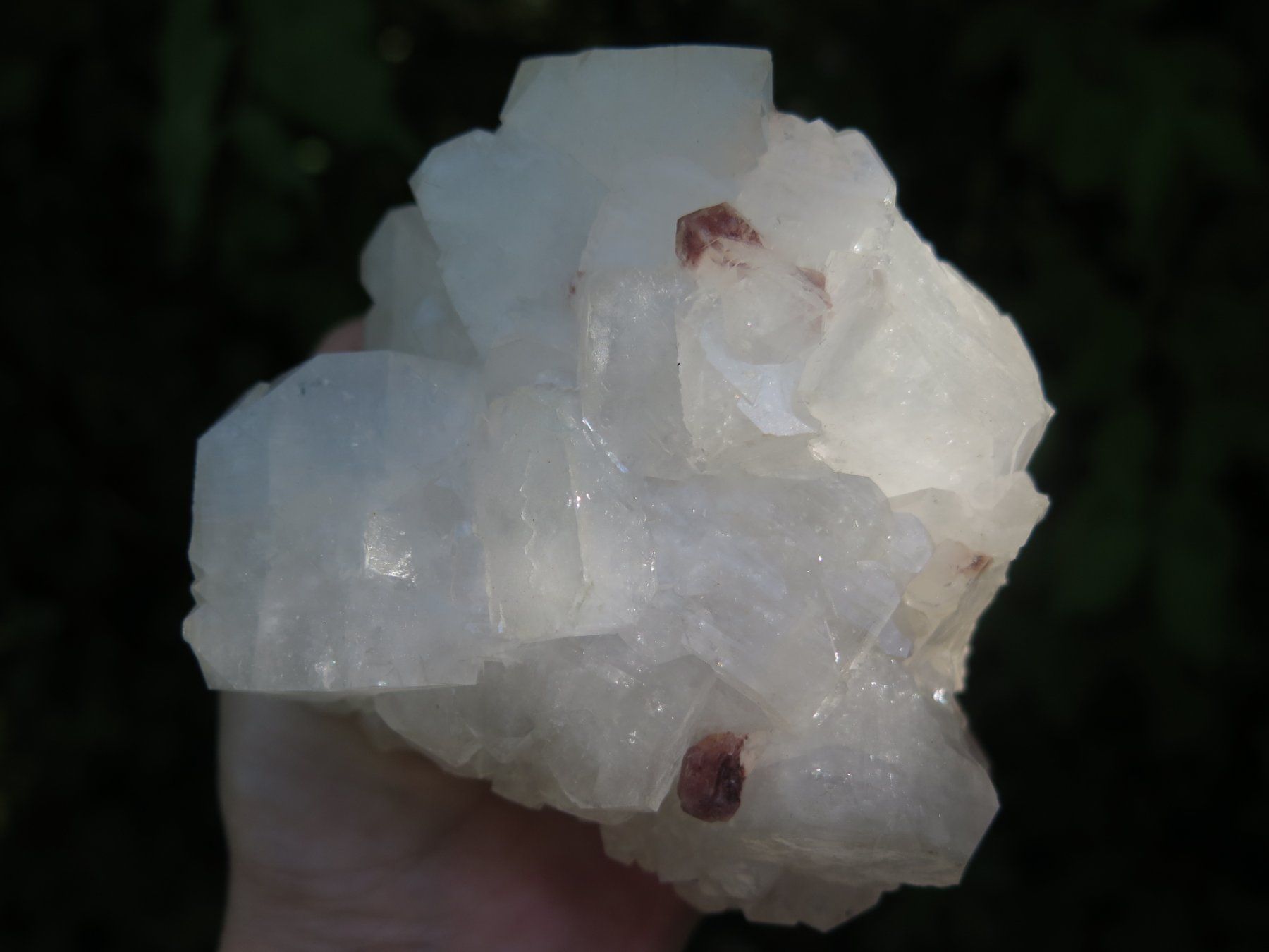 Mineralien & Heilsteine: Apophyllit mit dunklem Stilbit von Indien, ca.777 gr. – Gebraucht aus Schaffhausen von Yamakana51L8736OQ8 4