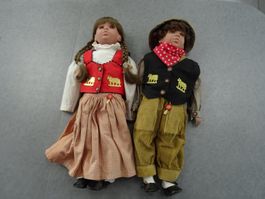 Sammler Puppen Heidi und Peter