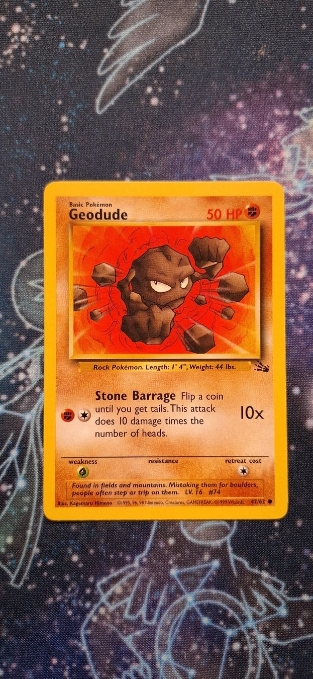 Pokémon Carte collezionabili: Geodude 47/62 - Fossil ENG – Usato da Petit-Lancy venduto da Kara_TCG 1