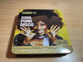 Various – Soul - Funk - Disco (Gold Metal Box) - 3 CD