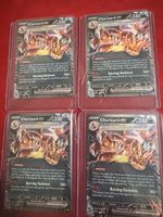 4 Pokemon Karten Charizard ex 330 HP neuwertig Set