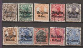 Reich Anciens Belgique et Roumanie -Rare!