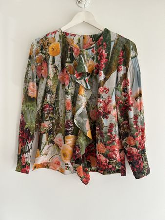 Stunning flower print blouse Akris Punto