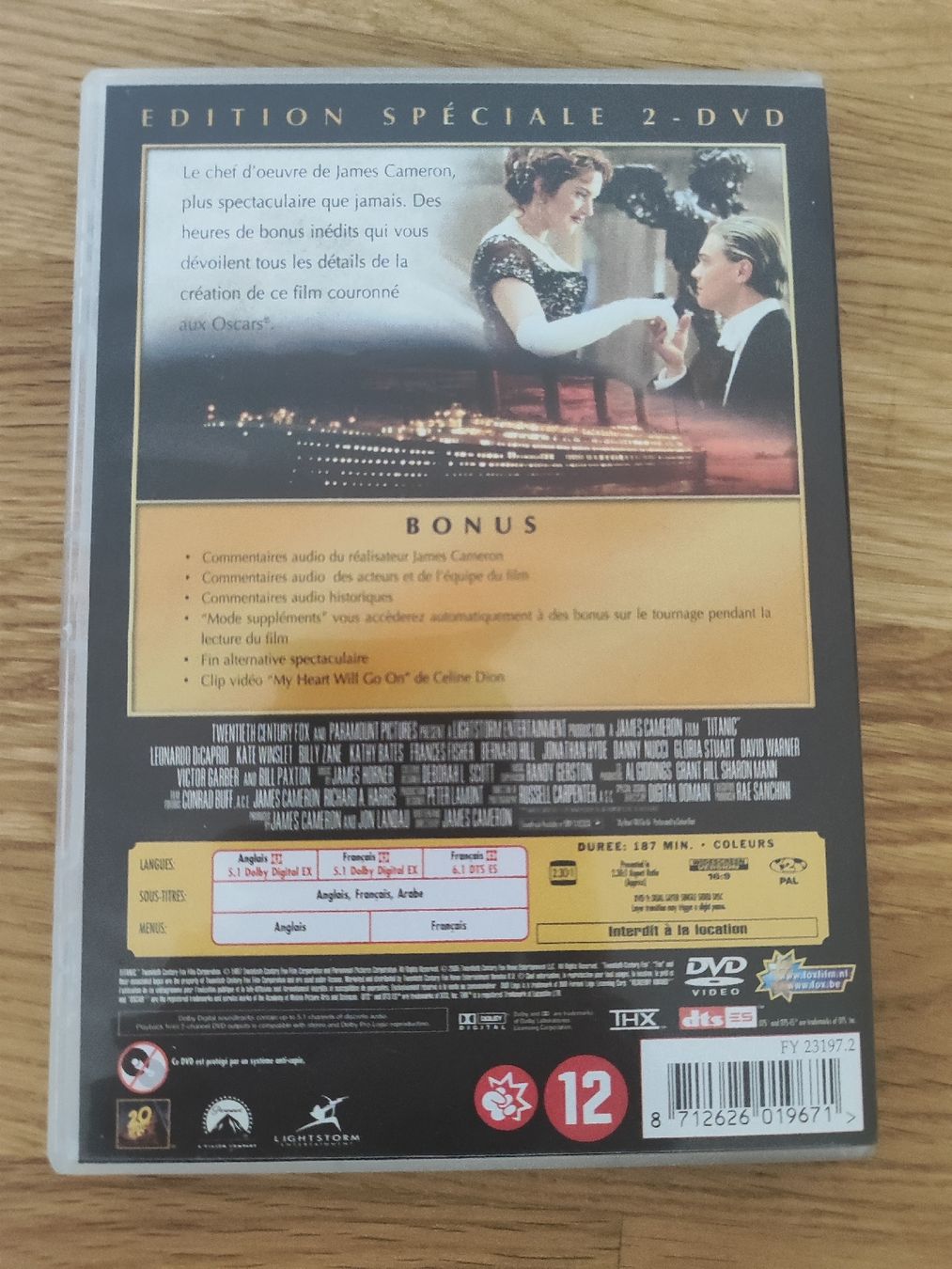 Tutti i DVDs: DVD Titanic édition spéciale – Usato da Vétroz venduto da mrcl01 3