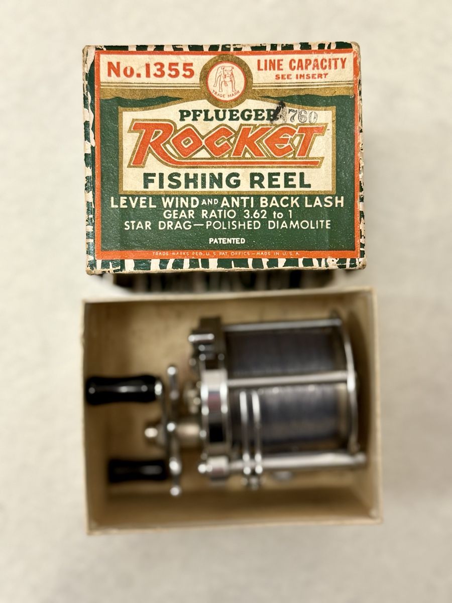 Rollen & Spulen: PFLUEGER Rocket Angelrolle Vintage mit Box – Gebraucht aus Pfäffikon SZ von jon_zh8g