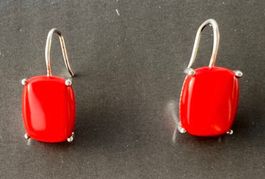 Neue Thomas Sabo Ohrringe, Silber, Koralle, Rarität