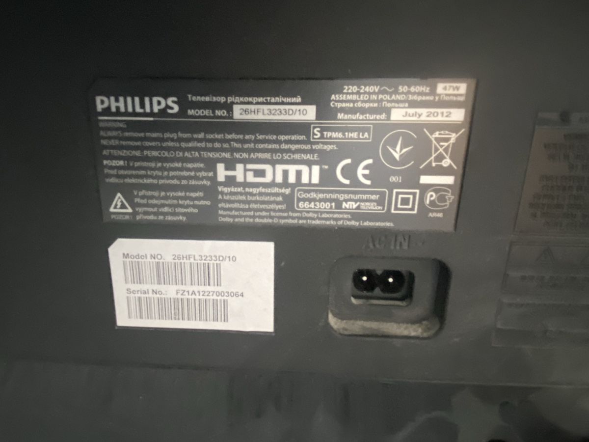 Philips Televisori: TV Bildschirme /Hotelzimmer – Usato da Port venduto da Amgpower 1