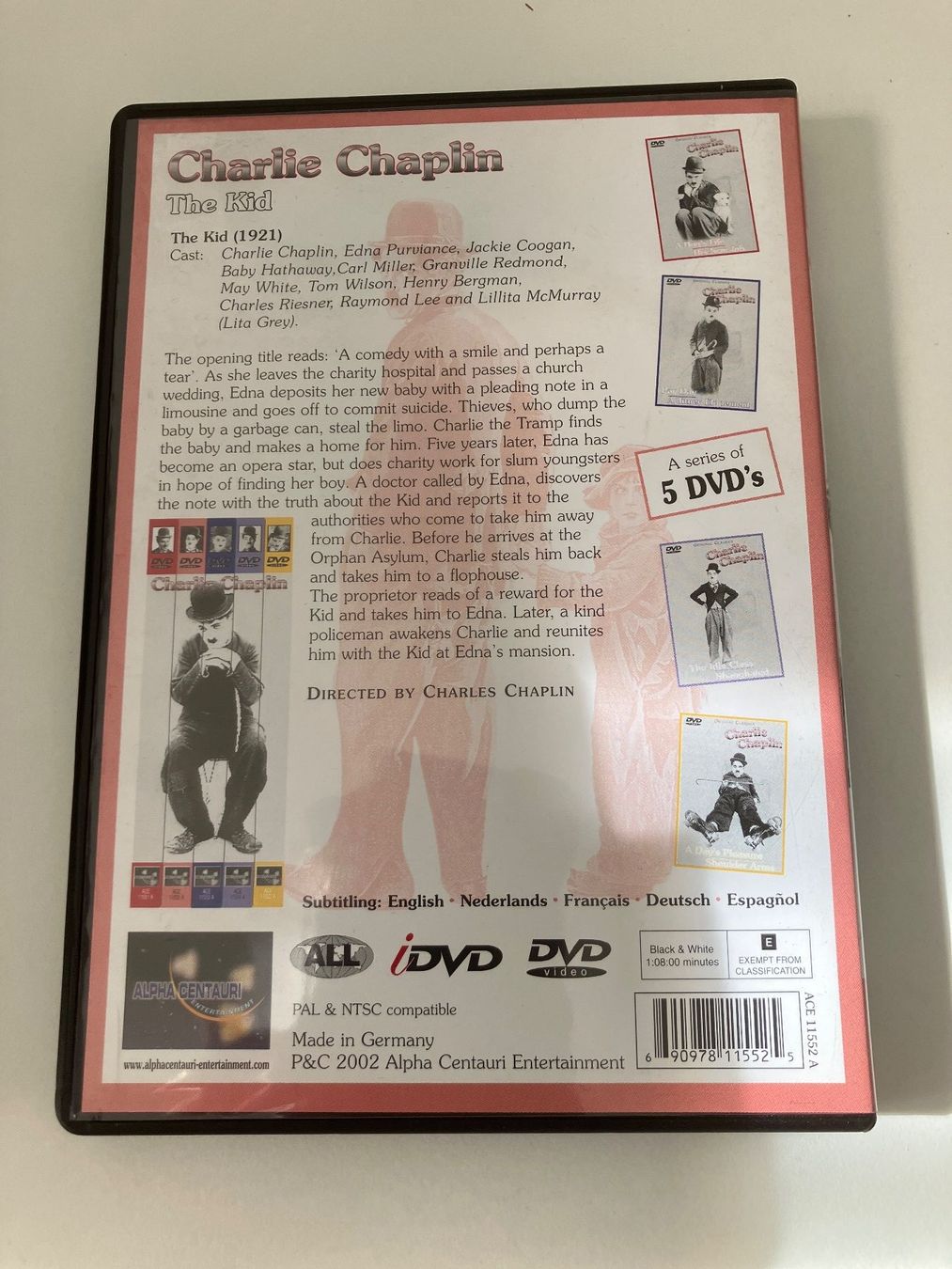 Tutti i DVDs: Charlie Chaplin - The Kid (DVD) – Usato da Arbon venduto da HelFer01 1