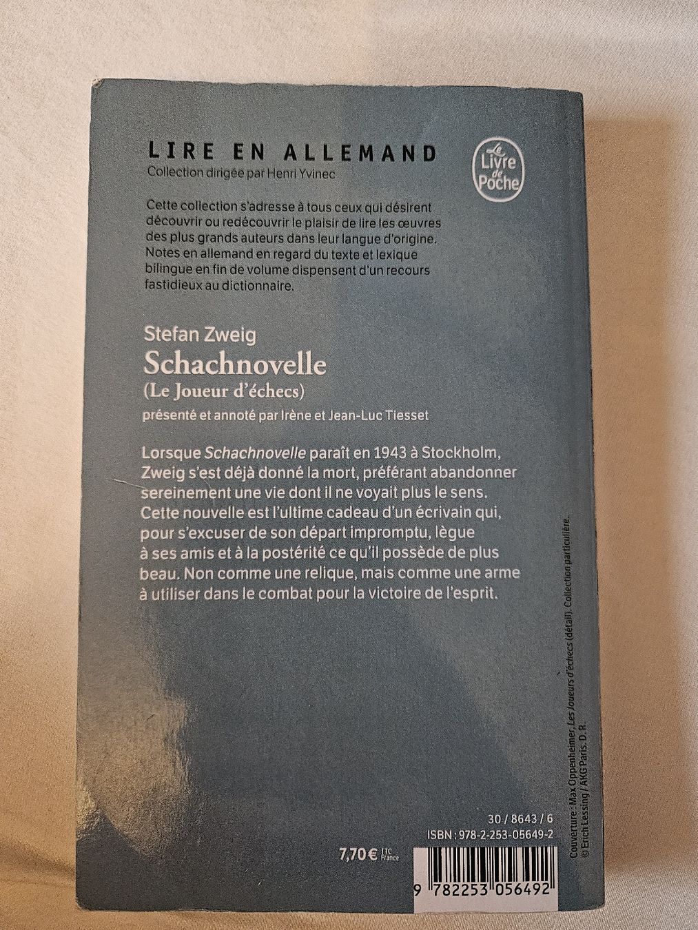 Bücher: Schachnovelle, Stefano Zweig – Gebraucht aus Cressier FR von cle_zz5l 1
