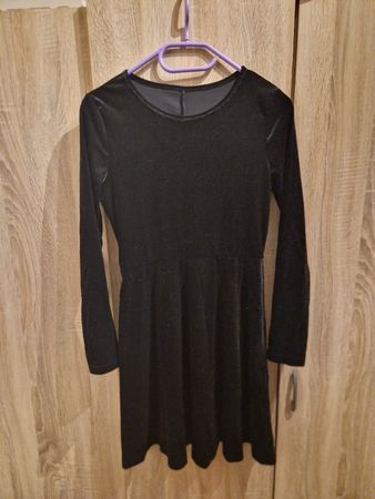 Schwarzes Samtkleid Gr. S elegant Festlich 💃🏼