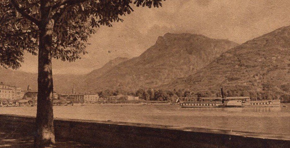 Cartoline postali: Lugano - Quai  1921 – Usato da Aarau venduto da kufi44 1