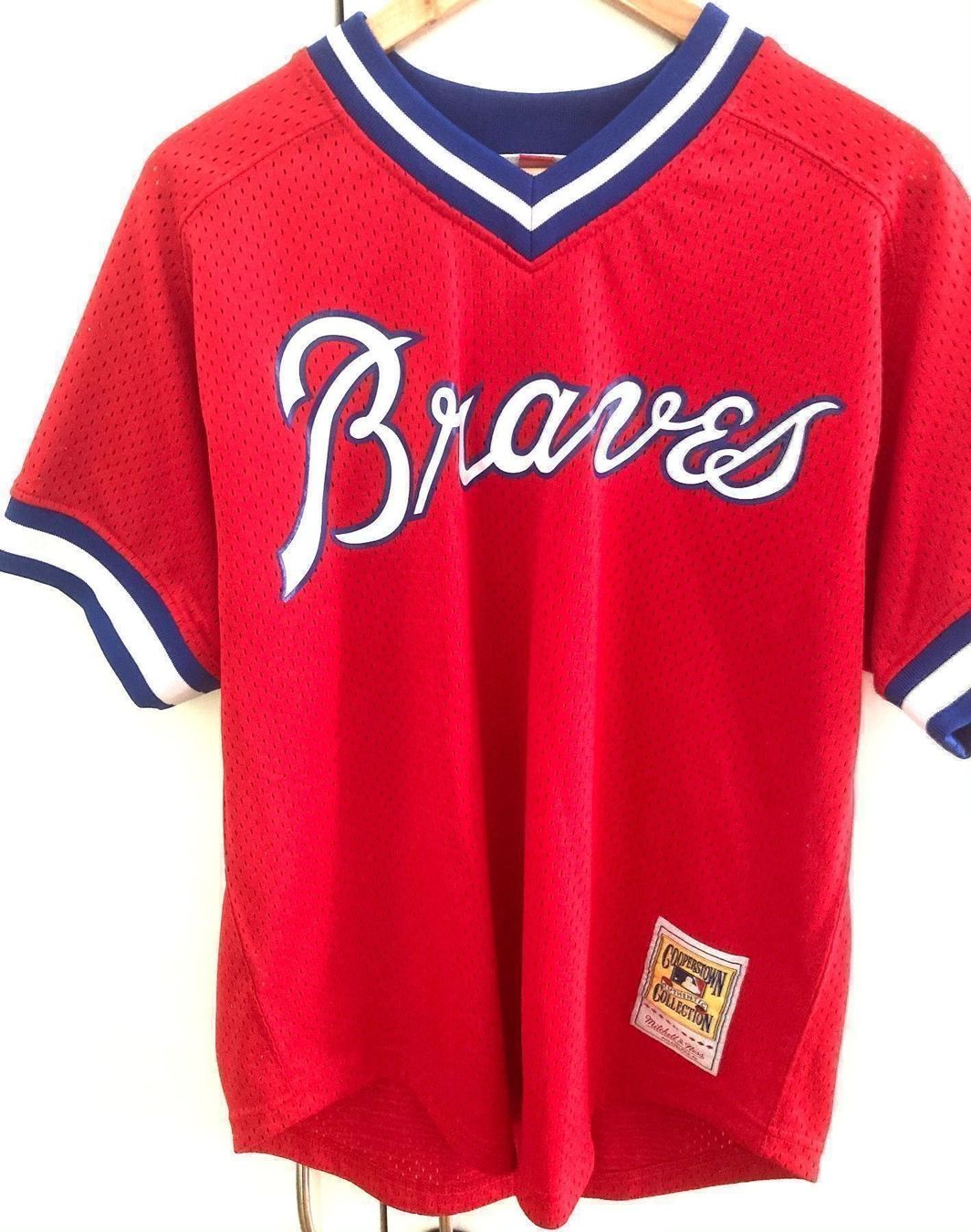 Leibchen & Hosen: ATLANTA BRAVES MLB Jersey Size 44 / L – Neu (gemäss Beschreibung) aus Olten von rentier4463