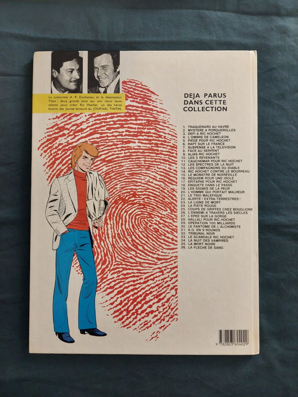 Fumetti: Ric Hochet T.36 La Flêche de Sang EO 1983 TBE – Usato da Genève venduto da Blu_BD 1