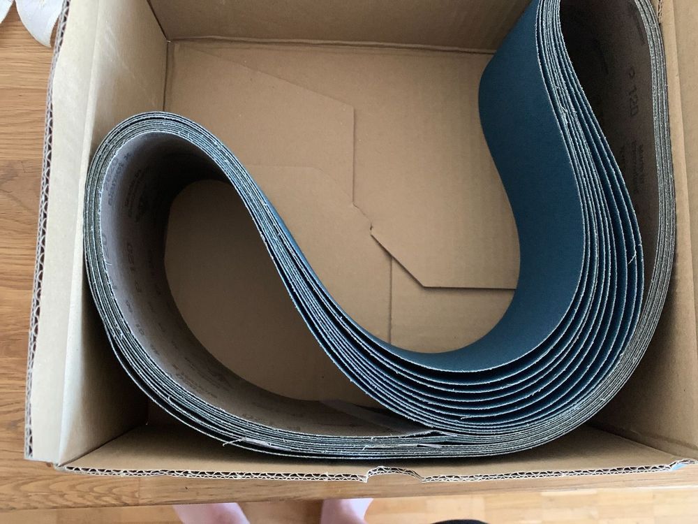 Schleifband P80 Gewebe 10 Schleifbänder 100x920 Mm, Körnung P80