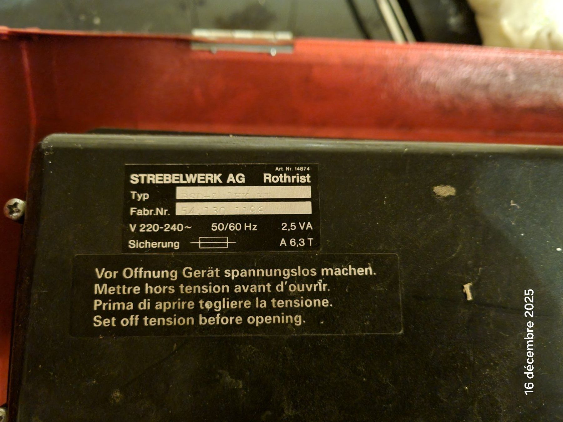 Radiatori: Commande régulation chauffage Strebel BSD – Usato da Ependes VD venduto da Oliviermi 1