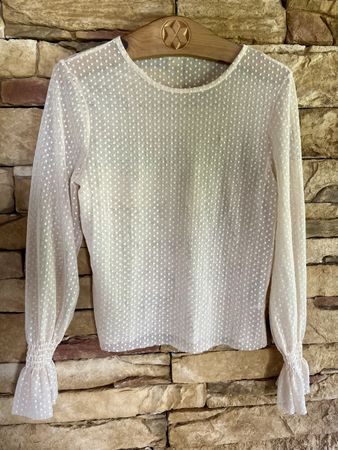 Ginatricot Damen Bluse, Grösse L, Weiss, Top Zustand!