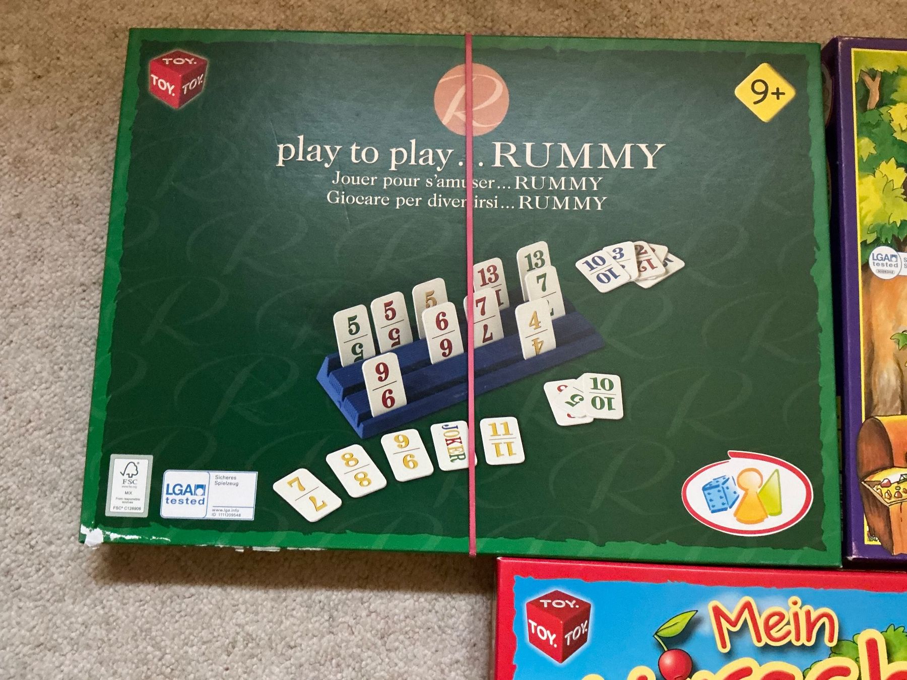 Spiele: 3 lässige Brettspiele , Rummy, Hexerei, Kirschbaum – Gebraucht aus Jona von Jancy60 3