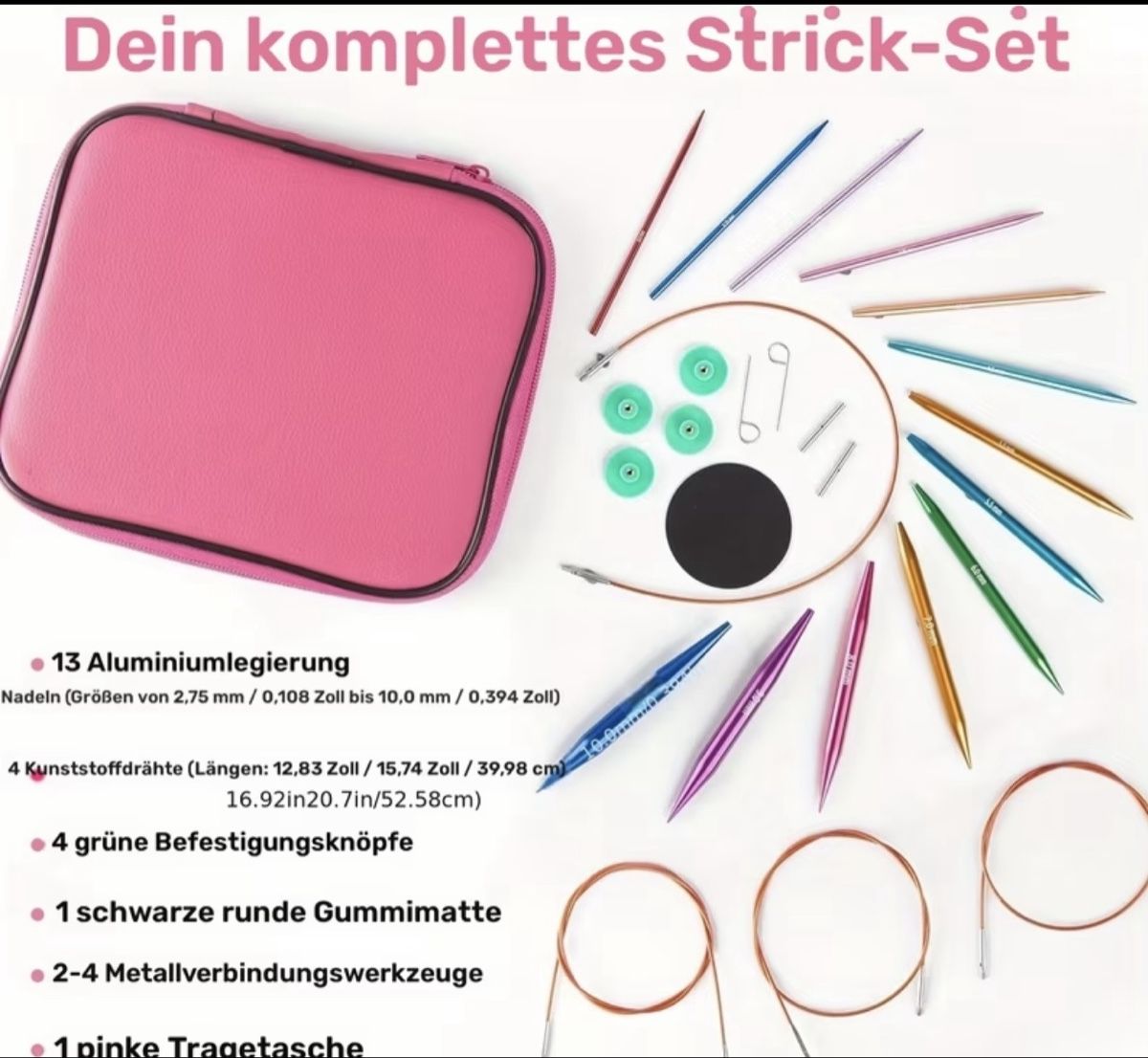 Ferri: Strickset für unterwegs oder daheim – Nuovo (secondo la descrizione) da Trüllikon venduto da angela4444 6