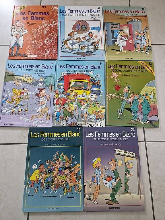 Fumetti: 8 BD Les Femmes en Blanc – Usato da Villars-sur-Glâne venduto da Mark_988