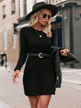 Strickkleid Gr. S (OHNE Gurt)