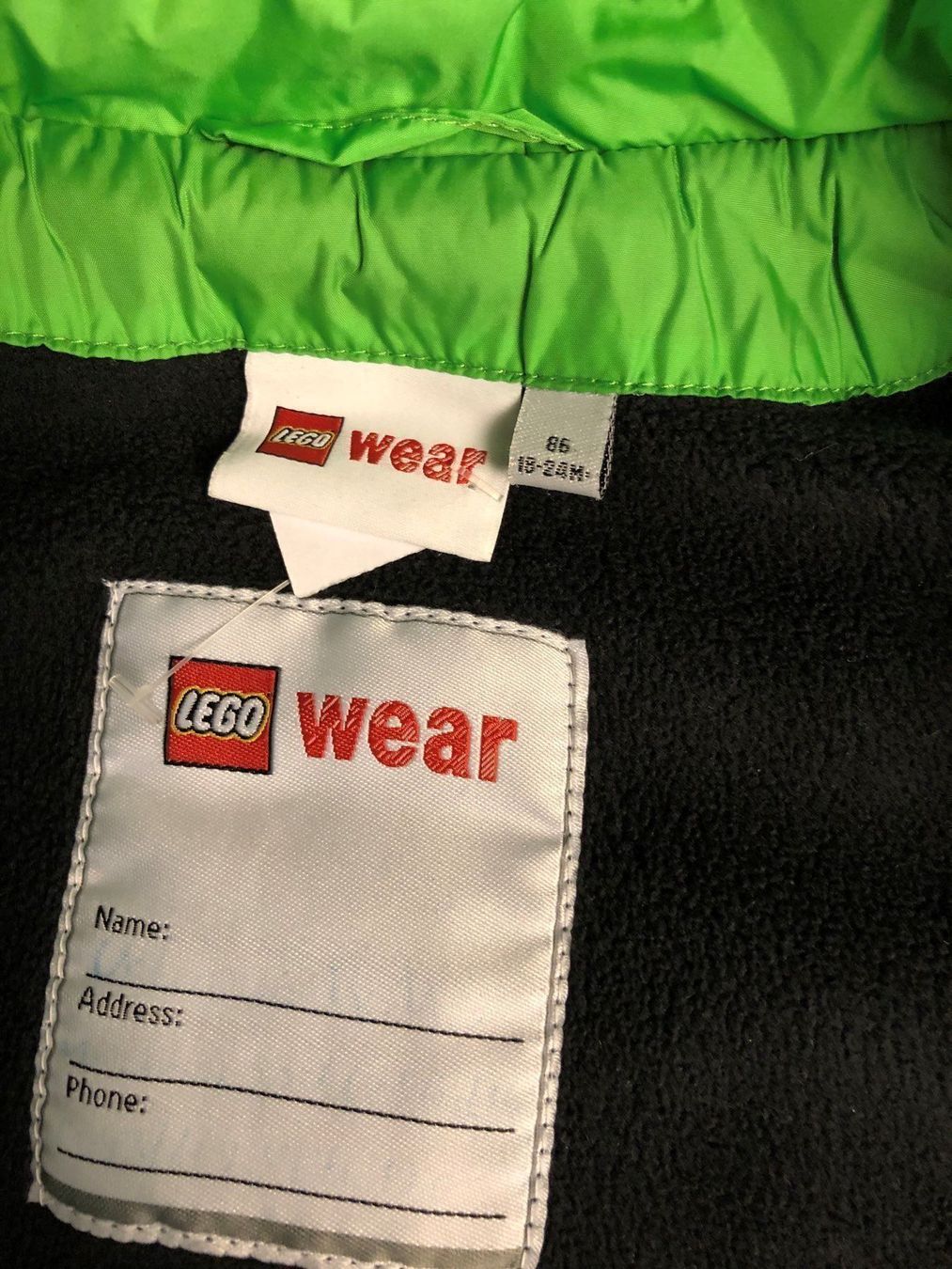 Altro abbigliamento per bambino: Wattierte Lego Steppweste/Gilet Gr. 86 – Usato da Obergerlafingen venduto da cabo4 3