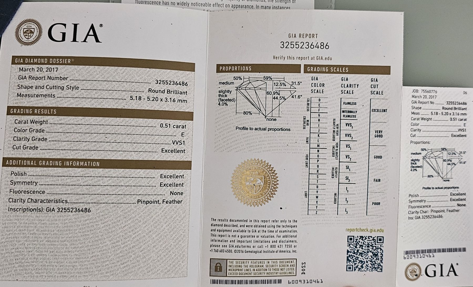 Anelli: GIA-certified solitaire diamond ring in excellent condition – Nuovo (secondo la descrizione) da Lugano venduto da dmt_2d86 3