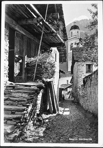Ansichtskarten: SOGLIO Dorfpartie – Gebraucht aus Jona von philajona