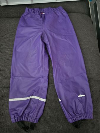 Regenhose lila Grösse 110