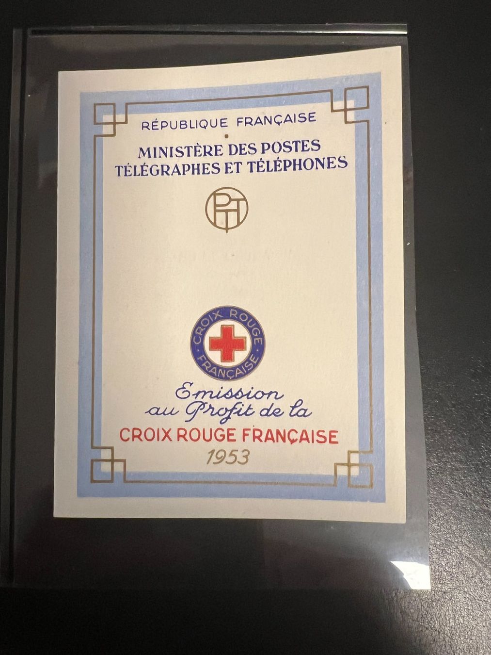Tutti i francobolli: () Carnet Croix-Rouge 1953 (num. Y&T 2002) – Nuovo e nell'imballaggio originale da Lausanne venduto da ffhoud