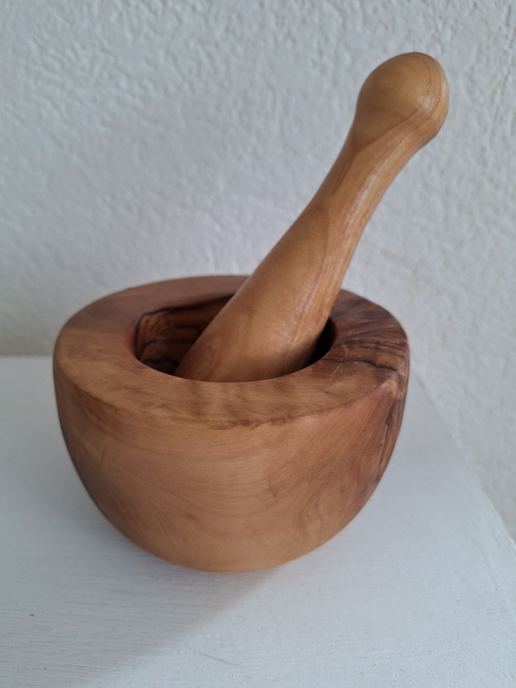Sonstiges für das Kochen & Backen: Mörser mit Stösser aus Olivenholz – Gebraucht aus Schmerikon von Mycheyenne 3
