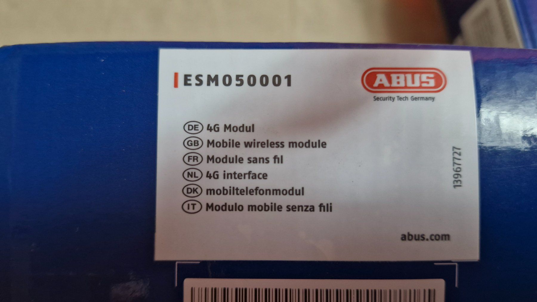Abus Sistemi d'allarme: Abus ESMO 50001 4G Mobilfunk Modul (356) – Nuovo e nell'imballaggio originale da Dorf venduto da Zur-Lingg 6
