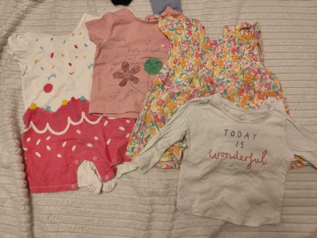 Kleiderpacket estivo 4 pezzi bambina taglia 74 cm