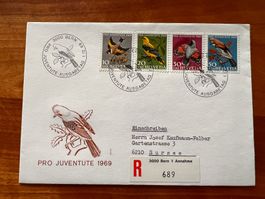 FDC Brief Pro Juventute 1969 (R227)