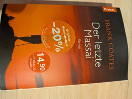 Frank Coates Der letzte Massai Roman guter Zustand