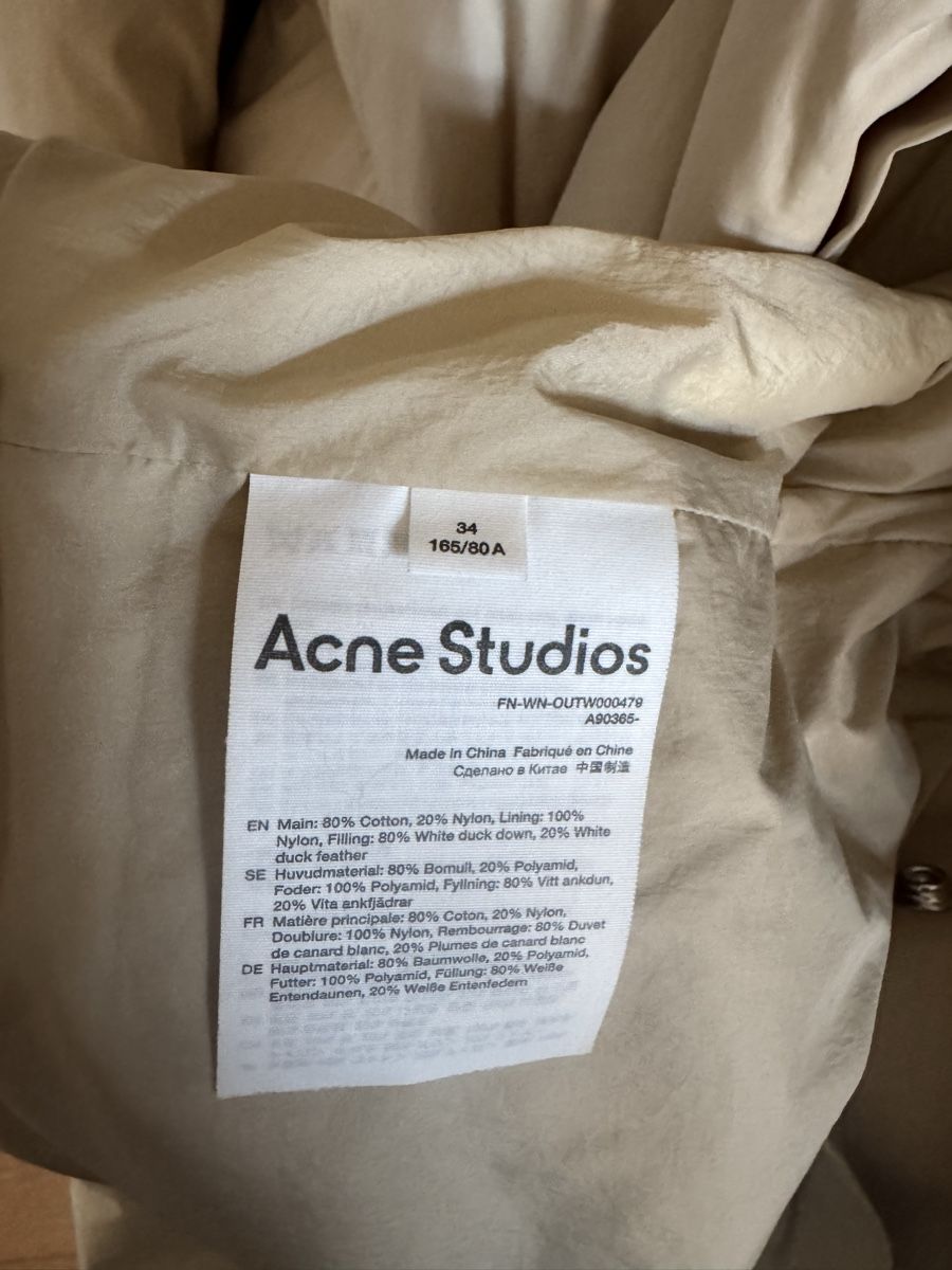 Acne Studios Giacche: Acne Puffer Jacket – Usato da Basel venduto da chr_qkp2 2