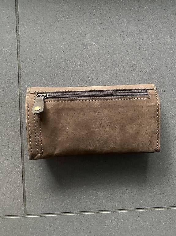 Borse: Tabaktasche mit Reissverschluss Naturleder – Usato da Trübbach venduto da alf_5fpf 1